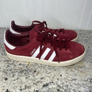 Adidas Red Suede Campus Size 11.5